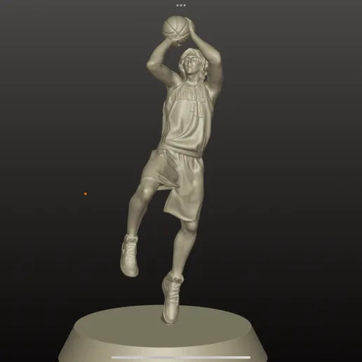 "Dirk Nowitzki Memorial Statue"