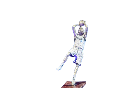 "Dirk Nowitzki Memorial Statue"
